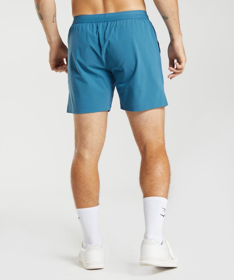 Men's Gymshark Studio Shorts Blue | CA 7N580D